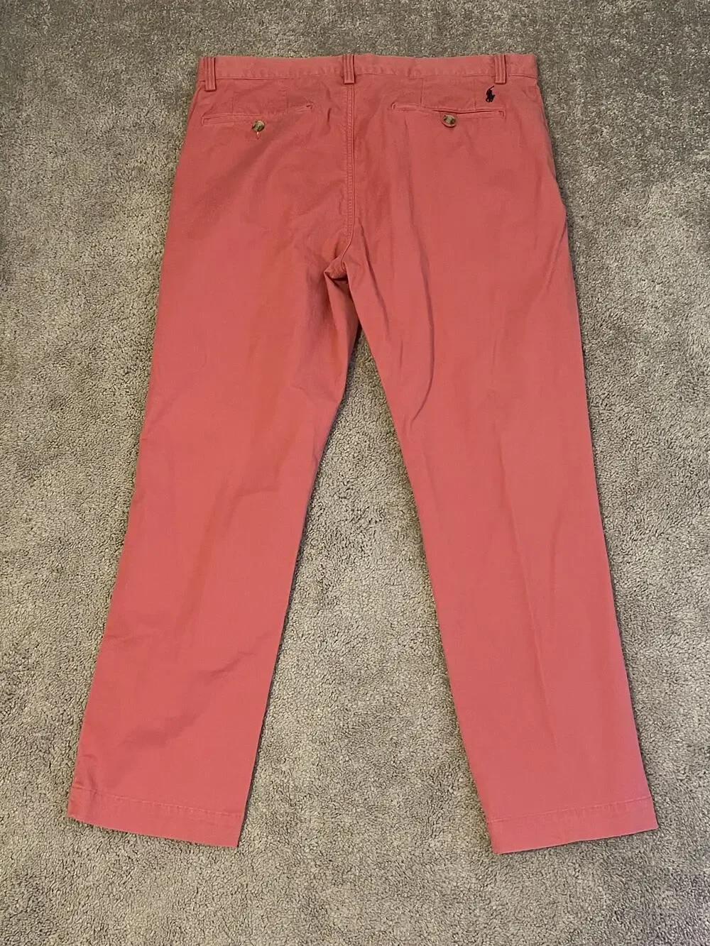 Polo Ralph Lauren Pants Mens 34x30 Pink Polo Chino Stretch Straight Leg Casual